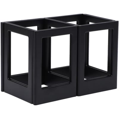 20 STUKS Magnetische Fotolijst 3 Inch ABS DIY Magnetische Instant Film Fotolijst voor Koelkast Thuis zwart witte kleur