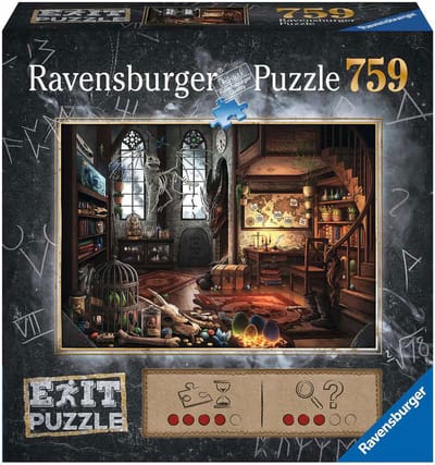 Ravensburger puzzel EXIT draken 759 stukjes escape game.