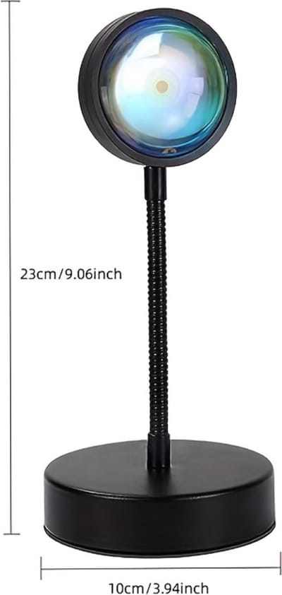 Livano Projection Lamp - Sunset Lamp - Projector - Golden Hour lamp - Zonsondergang - Zon Lamp - Afstandsbediening - 16 Kleuren