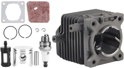 Cilinder-zuiger montageset van 34 mm geschikt voor STIHL FS75 FS80 FS85 HS75 grasmaaiers