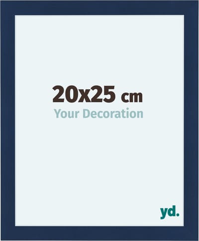 Your Decoration - Fotolijst 20x25 cm - MDF - Donkerblauw Geveegd - Como