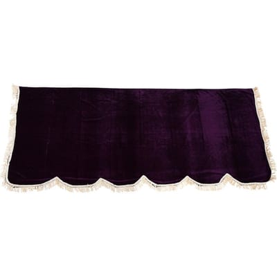 88 Toetsen Piano Half Bedekt Stofhoes Flanel Pianohoes Fijn Franje Rand (Zwart)