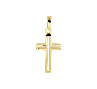 Geelgouden Hanger kruis 4022441