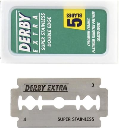 Derby Extra Razor double edge scheermesjes - 5 Stuks