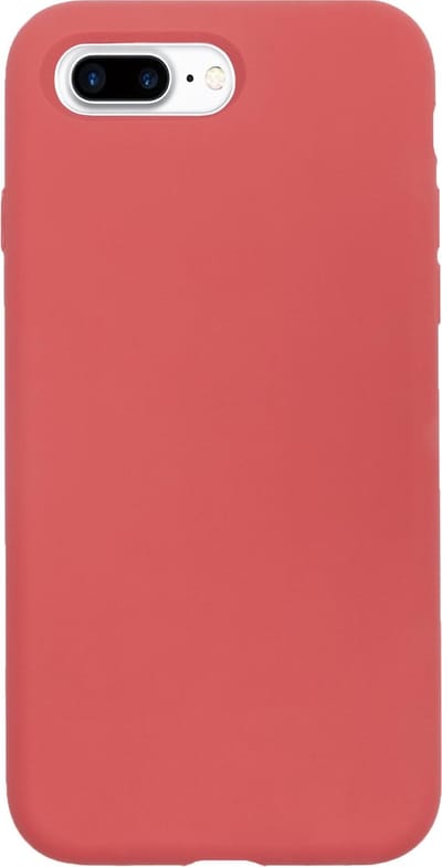 BMAX Siliconen hard case hoesje geschikt voor Apple iPhone 7/8 Plus / Hard Cover / Beschermhoesje / Telefoonhoesje / Hard case / Telefoonbescherming - Roze