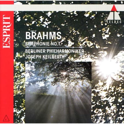 CD JOSEPH KEILBERTH BERLINER PHILHARM Brahms Symfonie Nr. 1 9031738612 TELDEC 1991 Duitsland Klassiek Gebruikt black
