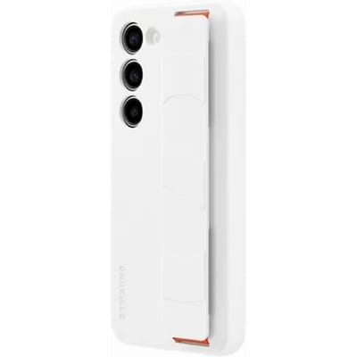 Samsung Silicone Grip Cover geschikt voor Samsung Galaxy S23 - Wit