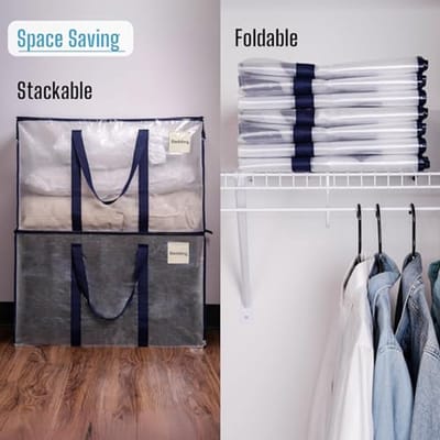 Set van 8 Extra Grote Verhuiszakken - Heavy-Duty Organizer voor Verpakking en Opslag