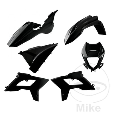 Polisport Beta Rr 2t/4t 18-19 Plastic Set Zwart