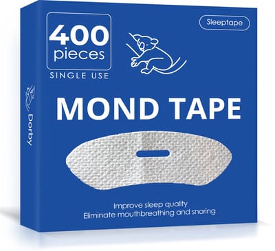 Dorby Mondtape - 400 Stuks - Anti Snurk Mouth Tape - Blijft de hele nacht plakken - Mond Tape - Mondpleisters - Slaaptape - Slaap tape