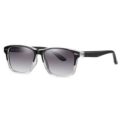 Bovista Zonnebril Voor Dames & Heren - Zonnenbrillen - Zonnenbril - Sun Glasses - Sunglasses - Techno Bril - Rave & Festival - Premium Quality - Zwart/Grijs