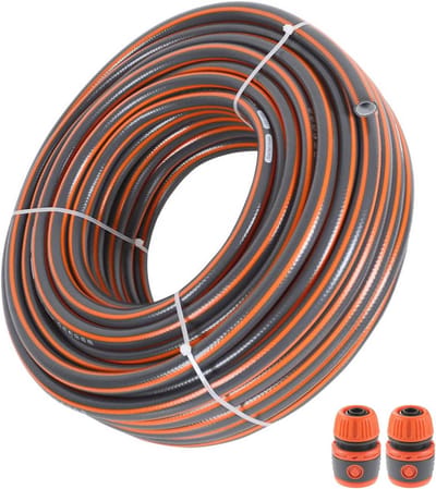 UV-bestendige Tuinslangpijp 1/2 inch - 4 Lagen, Gevlochten en Versterkte Buitenwaterslang voor Tuin