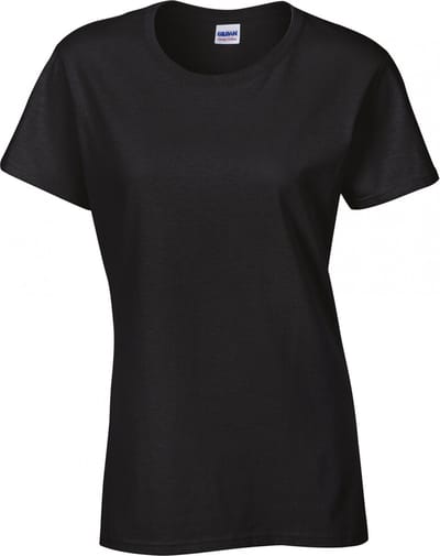 Gildan Heavy Cotton™Semi-fitted Ladies' T-shirt GI5000L - Black - XXL