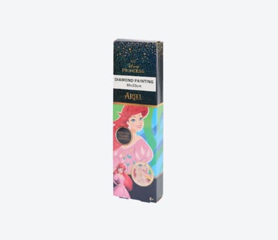 Disney Diamond Painting Princess Ariel – 30×40 cm – 15.000 Steentjes – Complete Diamond Painting Set met Accessoires – Ontspannende Creatieve Hobby voor Volwassenen