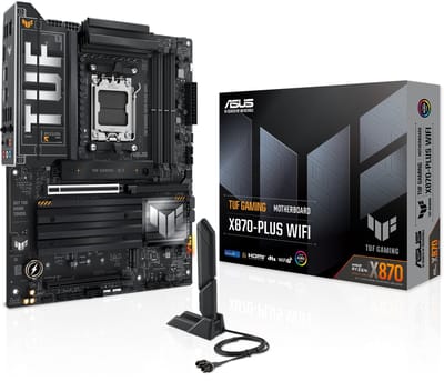 ASUS TUF GAMING X870-PLUS WIFI - Moederbord - ATX - Socket AM5 - AMD X870 - DDR5 - USB 4 - Wi-Fi 7 - Realtek Audio
