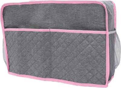 Naaimachinehoes - Beschermhoes Naaimachine - Naaimachine Beschermen - Met Opbergvakken - 43.2x17.8x30.5cm - Grijs