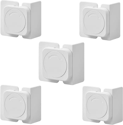 Kinderbeveiliging Sloten - Lades Kastjes - Veilig Huis - Sterke 3M Plakstrips - 5 Stuks - Wit