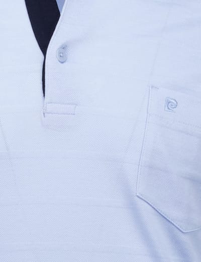 Pierre Cardin poloshirt korte mouw lichtblauw