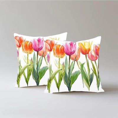 Kussenslopen Set - Decoratieve Hoezen - Bank Aankleden - Zacht Fluweel - 65 x 65 cm - Multicolor