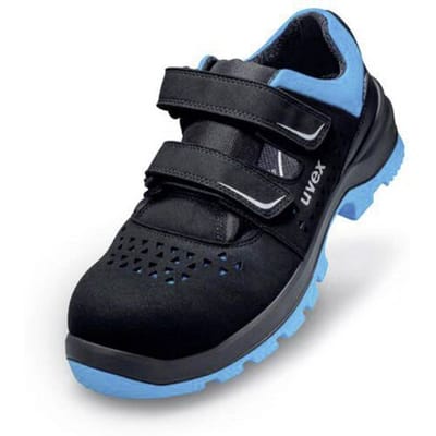 uvex 2 xenova® 9553844 Veiligheidsandalen ESD S1 Schoenmaat (EU): 44 Zwart, Blauw 1 paar