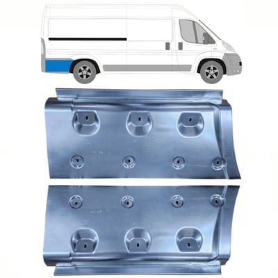 Reparatiepaneel achterspatbord voor Fiat Ducato 2006-2025 / Links + Rechts / Set