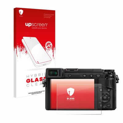upscreen - Screenprotector voor Panasonic Lumix DMC-GX80 - Folie Beschermfolie Beschermglas transparant