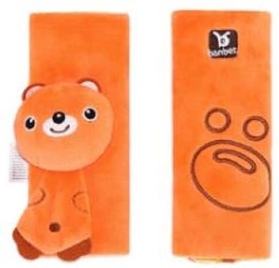 Gordelhoes Voor Kinderen En Baby`s - Veiligheid - Berschermhoes - Seat Belt Kids - Pluche - Beer - Oranje