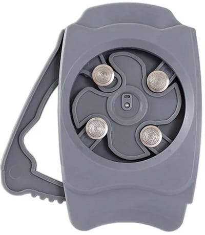 Multifunctionele bierflesopener, blikopener, creatieve draagbare flesopener, accessoire voor in de feestkeuken - grijs