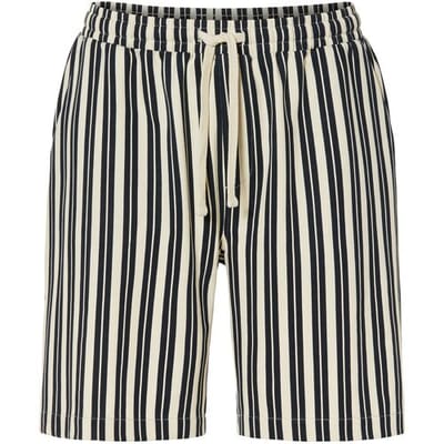 LIVERGY Korte heren broek (Blauw/print, S (44-46))