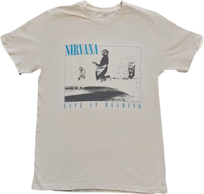 Nirvana - Live At Reading Heren T-shirt - S - Grijs