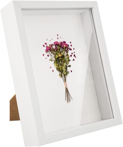 Diepe Houten 3D Fotolijst 15 x 20 cm voor Objecten, Bloemen en Herinneringen - Perfect voor Trouwen en Memorabilia