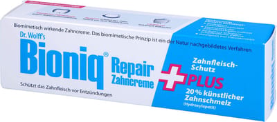Bioniq® Tandpasta reparatie tandpasta plus tandvleesbescherming, fluoridevrij, 75 ml