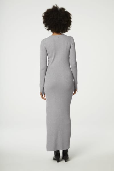 Fabienne Chapot Lollipop Dress Silver Maat: XS | Maxi Jurken Outlet | Dames | Zilver