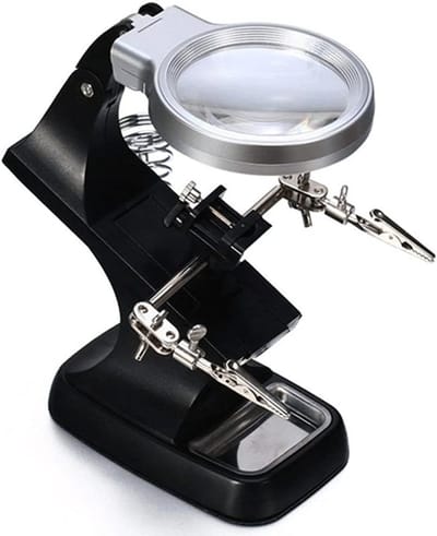Vergrootglas Lamp - Vergrotende Leeslamp - Hobby Knutselen - Drievoudige Vergroting - 20.5cm Breed