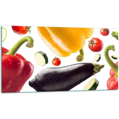 TMK ArtDeko - Snijplank - Glas - 52x30 cm - Paprika