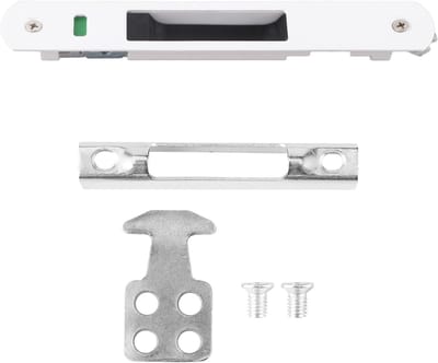 MTTproducts- Schuifdeurslot slijtvast - Roestvrij Stalen Deurslotvanger - Anti-oxidatie - Haakvergrendeling - Corrosiebestendig - Inclusief installatieaccessoires - Deurslot