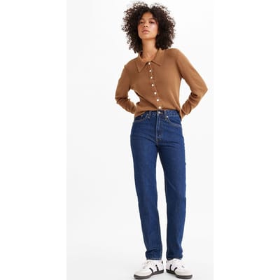 Levi's 80s Straight Jeans Blue Size: W23L30 | Straight Outlet | Dames | Blauw