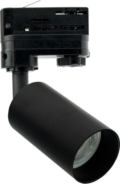 Spectrum - LED Railspot MADARA OPTIMO - GU10 fitting - 3-Fase universeel - Zwart