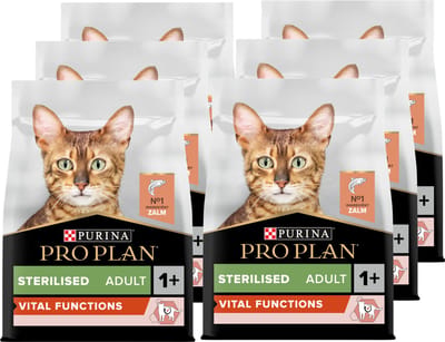 Pro Plan Adult Sterilised Vital Functions - Zalm - 6x 1.5 kg