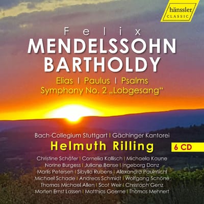 Gächinger Kantorei Stuttgart, Bach-Collegium Stuttgart, Helmuth Rilling - Mendelssohn Bartholdy: Sacred Works - Elias / Paulus / Psalm (6 CD)