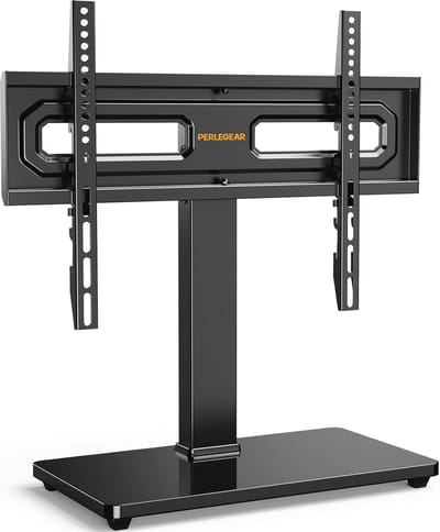 Draaibare TV-standaard voor 32-60 inch tv's tot 40 kg - In hoogte verstelbaar met helling en kabelbeheer