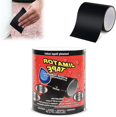 Waterdichte Flexibele Reparatietape van Zwart Silicoon, Sterke Hechting voor Directe Lekdetectie, Ideaal voor Het Repareren van Rubber en Gebroken Dichtingen