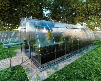 KLASIKA TUBE Tuinkas - 3 x 6 m (18 m²) - 4 mm Dikte - Kweekkas - Polycarbonaat afdekking