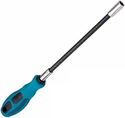 Zeskantschroevendraaier - Handgereedschap - Vastzetten van schroeven - Draaibare dop - 309 cm - Zwart