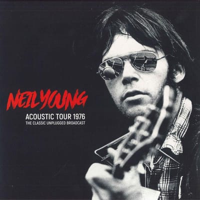 LP Plaat NEIL YOUNG - Acoustic Tour 1976 (De Klassieke Unp PARA190LP PARACHUTE RECOR 2019 VK Rock white