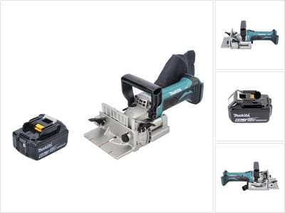 Makita DPJ 180 G1 accu-groeffrees 18 V 100 mm + 1x accu 6,0 Ah - zonder oplader