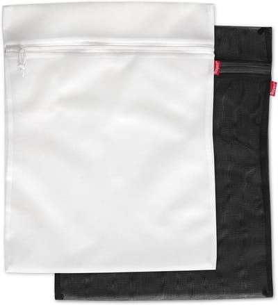 Wasmachine Droogzakken - Kleding Beschermers - Beschermend Wassen - Veiligheidssluiting Ritssluiting - 50 x 40 cm - Zwart Wit