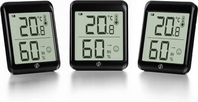 Temperatuurmeter Binnen - Huisthermometer - Weerstation Binnen - Thermometer Binnen Digitaal - Kamer Thermometer - Binnenthermometer - Huisthermometer Binnen - Digitale Thermometer - Binnenshuis
