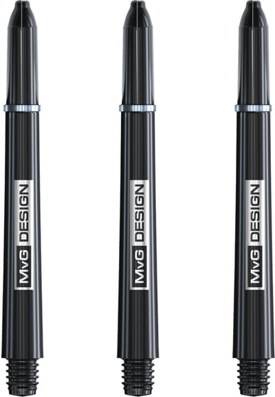 Winmau Michael van Gerwen Ring Grip MvG Design Black - Dart Shafts