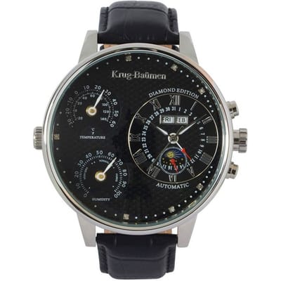 Krug Baumen KBW-200-01 Weather Diamond Heren Horloge 55mm
